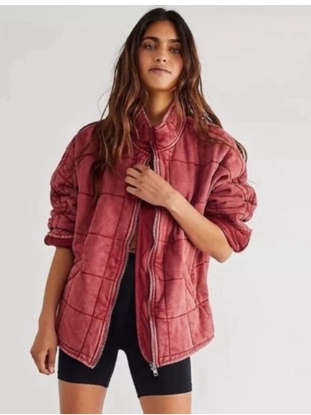 Free People Dolman Quilted Jacket
